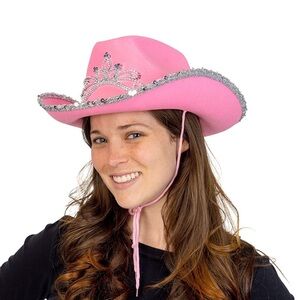 Pink sequin Cowboy hat